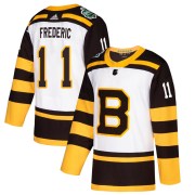 Adidas Trent Frederic Boston Bruins Youth Authentic 2019 Winter Classic Jersey - White