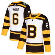 Adidas Ted Green Boston Bruins Youth Authentic 2019 Winter Classic Jersey - White