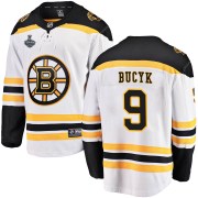 Fanatics Branded Johnny Bucyk Boston Bruins Youth Breakaway Away 2019 Stanley Cup Final Bound Jersey - White