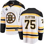 Fanatics Branded Connor Clifton Boston Bruins Youth Breakaway Away 2019 Stanley Cup Final Bound Jersey - White