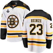 Fanatics Branded Steve Heinze Boston Bruins Youth Breakaway Away 2019 Stanley Cup Final Bound Jersey - White
