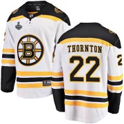 Fanatics Branded Shawn Thornton Boston Bruins Youth Breakaway Away 2019 Stanley Cup Final Bound Jersey - White