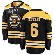 Fanatics Branded Gord Kluzak Boston Bruins Youth Breakaway Home 2019 Stanley Cup Final Bound Jersey - Black