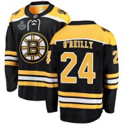 Fanatics Branded Terry O'Reilly Boston Bruins Youth Breakaway Home 2019 Stanley Cup Final Bound Jersey - Black