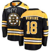 Fanatics Branded John Wensink Boston Bruins Youth Breakaway Home 2019 Stanley Cup Final Bound Jersey - Black