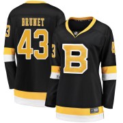Fanatics Branded Frederic Brunet Boston Bruins Women's Premier Breakaway Alternate Jersey - Black