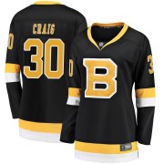 Fanatics Branded Jim Craig Boston Bruins Women's Premier Breakaway Alternate Jersey - Black