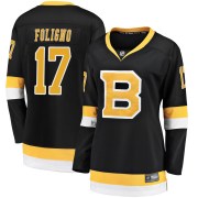 Fanatics Branded Nick Foligno Boston Bruins Women's Premier Breakaway Alternate Jersey - Black
