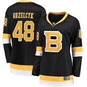 Fanatics Branded Matt Grzelcyk Boston Bruins Women's Premier Breakaway Alternate Jersey - Black