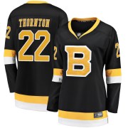 Fanatics Branded Shawn Thornton Boston Bruins Women's Premier Breakaway Alternate Jersey - Black