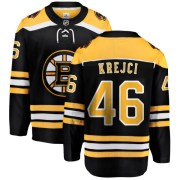 Fanatics Branded David Krejci Boston Bruins Men's Breakaway Home Jersey - Black