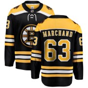 Fanatics Branded Brad Marchand Boston Bruins Men's Breakaway Home Jersey - Black