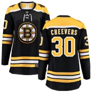Fanatics Branded Gerry Cheevers Boston Bruins Women's Breakaway Home Jersey - Black