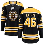 Fanatics Branded David Krejci Boston Bruins Women's Breakaway Home Jersey - Black