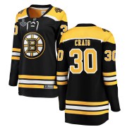 Fanatics Branded Jim Craig Boston Bruins Women's Breakaway Home 2019 Stanley Cup Final Bound Jersey - Black