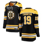 Fanatics Branded Joe Thornton Boston Bruins Women's Breakaway Home 2019 Stanley Cup Final Bound Jersey - Black