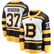 Fanatics Branded Patrice Bergeron Boston Bruins Youth Breakaway 2019 Winter Classic Jersey - White