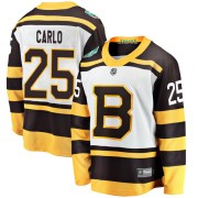 Fanatics Branded Brandon Carlo Boston Bruins Youth Breakaway 2019 Winter Classic Jersey - White