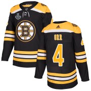 Adidas Bobby Orr Boston Bruins Youth Authentic Home 2019 Stanley Cup Final Bound Jersey - Black