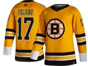 Adidas Nick Foligno Boston Bruins Youth Breakaway 2020/21 Special Edition Jersey - Gold
