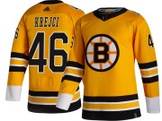 Adidas David Krejci Boston Bruins Youth Breakaway 2020/21 Special Edition Jersey - Gold