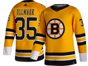 Adidas Linus Ullmark Boston Bruins Youth Breakaway 2020/21 Special Edition Jersey - Gold