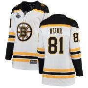 Fanatics Branded Anton Blidh Boston Bruins Women's Breakaway Away 2019 Stanley Cup Final Bound Jersey - White
