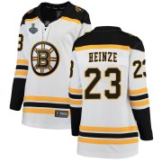 Fanatics Branded Steve Heinze Boston Bruins Women's Breakaway Away 2019 Stanley Cup Final Bound Jersey - White