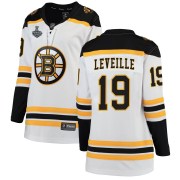 Fanatics Branded Normand Leveille Boston Bruins Women's Breakaway Away 2019 Stanley Cup Final Bound Jersey - White