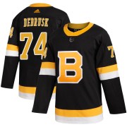 Adidas Jake DeBrusk Boston Bruins Youth Authentic Alternate Jersey - Black