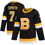 Adidas Phil Esposito Boston Bruins Youth Authentic Alternate Jersey - Black