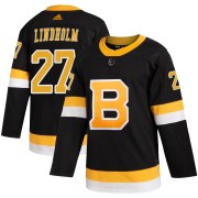 Adidas Hampus Lindholm Boston Bruins Youth Authentic Alternate Jersey - Black