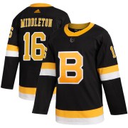 Adidas Rick Middleton Boston Bruins Youth Authentic Alternate Jersey - Black