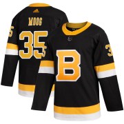 Adidas Andy Moog Boston Bruins Youth Authentic Alternate Jersey - Black