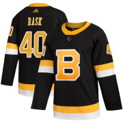 Adidas Tuukka Rask Boston Bruins Youth Authentic Alternate Jersey - Black