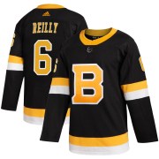 Adidas Mike Reilly Boston Bruins Youth Authentic Alternate Jersey - Black