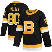 Adidas Daniel Vladar Boston Bruins Youth Authentic Alternate Jersey - Black