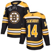 Adidas Sergei Samsonov Boston Bruins Men's Authentic Home 2019 Stanley Cup Final Bound Jersey - Black