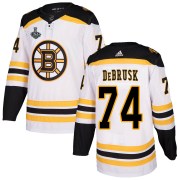 Adidas Jake DeBrusk Boston Bruins Men's Authentic Away 2019 Stanley Cup Final Bound Jersey - White