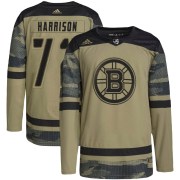 Adidas Brett Harrison Boston Bruins Men's Authentic Military Appreciation Practice Jersey - Camo