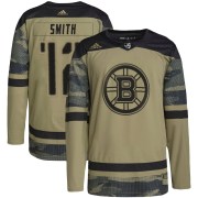 Adidas Craig Smith Boston Bruins Men's Authentic Military Appreciation Practice Jersey - Camo