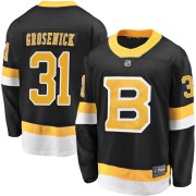 Fanatics Branded Troy Grosenick Boston Bruins Men's Premier Breakaway Alternate Jersey - Black