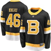 Fanatics Branded David Krejci Boston Bruins Men's Premier Breakaway Alternate Jersey - Black