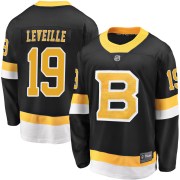 Fanatics Branded Normand Leveille Boston Bruins Men's Premier Breakaway Alternate Jersey - Black