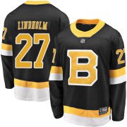 Fanatics Branded Hampus Lindholm Boston Bruins Men's Premier Breakaway Alternate Jersey - Black