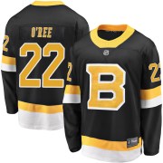 Fanatics Branded Willie O'ree Boston Bruins Men's Premier Breakaway Alternate Jersey - Black