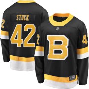 Fanatics Branded Pj Stock Boston Bruins Men's Premier Breakaway Alternate Jersey - Black