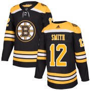 Adidas Craig Smith Boston Bruins Youth Authentic Home Jersey - Black