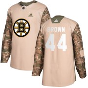 Adidas Josh Brown Boston Bruins Men's Authentic Camo Veterans Day Practice Jersey - Brown