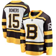 Fanatics Branded Shane Bowers Boston Bruins Men's Breakaway 2019 Winter Classic Jersey - White